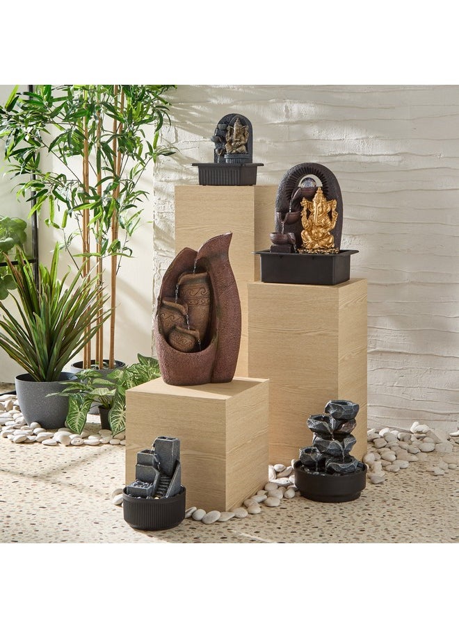 Home Box Belen Modern Fountain with LED Lights 27 x 17 cm  - Image 4