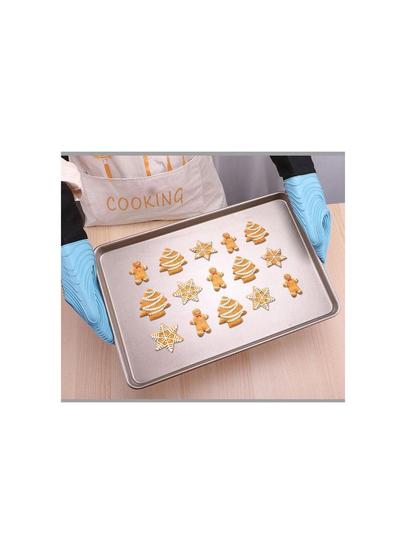 GGOOT 1 Pc Kitchen Silicone Heat-resistant Gloves Cooking Barbecue Silicone Baking Microwave Mittens Grill Oven Anti-scalding Mitts  - Image 5