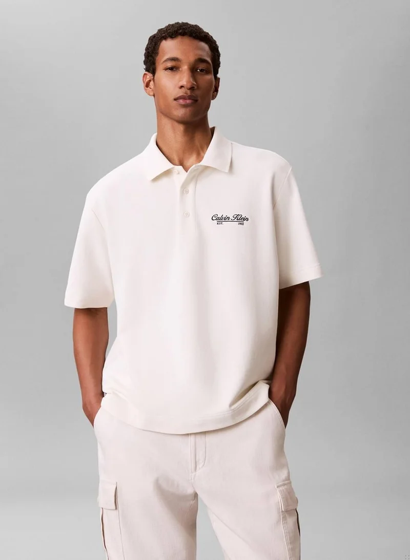 Embroidered Logo Polo Shirt