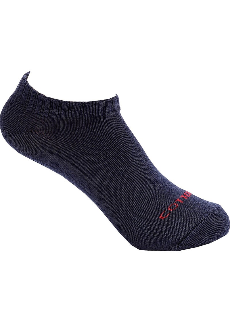 COTTONIL - Plain Liner Sock-Navy - Image 1
