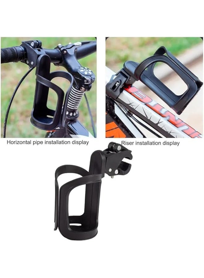 حامل زجاجة ماء للدراجة، خفيف الوزن وقابل للتعديل، يدور 360 درجة - Image 4
