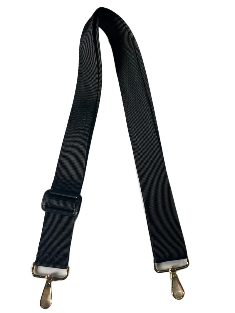 iCONY Nylon Universal Replacement Strap Belt - Durable and Adjustable for Handbags, Laptop bag, Crossbody Shoulder Bag Adjustable 5feet 1 Pack (1.5 INCH BLK) - Image 2