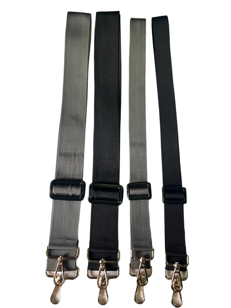 iCONY Nylon Universal Replacement Strap Belt - Durable and Adjustable for Handbags, Laptop bag, Crossbody Shoulder Bag Adjustable 5feet 1 Pack (1.5 INCH BLK) - Image 1