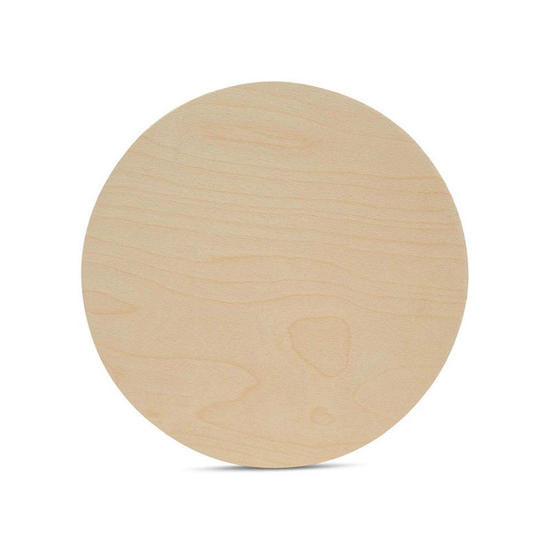 Woodpeckers Wood Circles 10 inch 14 Inch Thick Birch Plywood Discs Pack of 1 Unfinished Wood Circles for Crafts Wood Rounds by Woodpeckers 