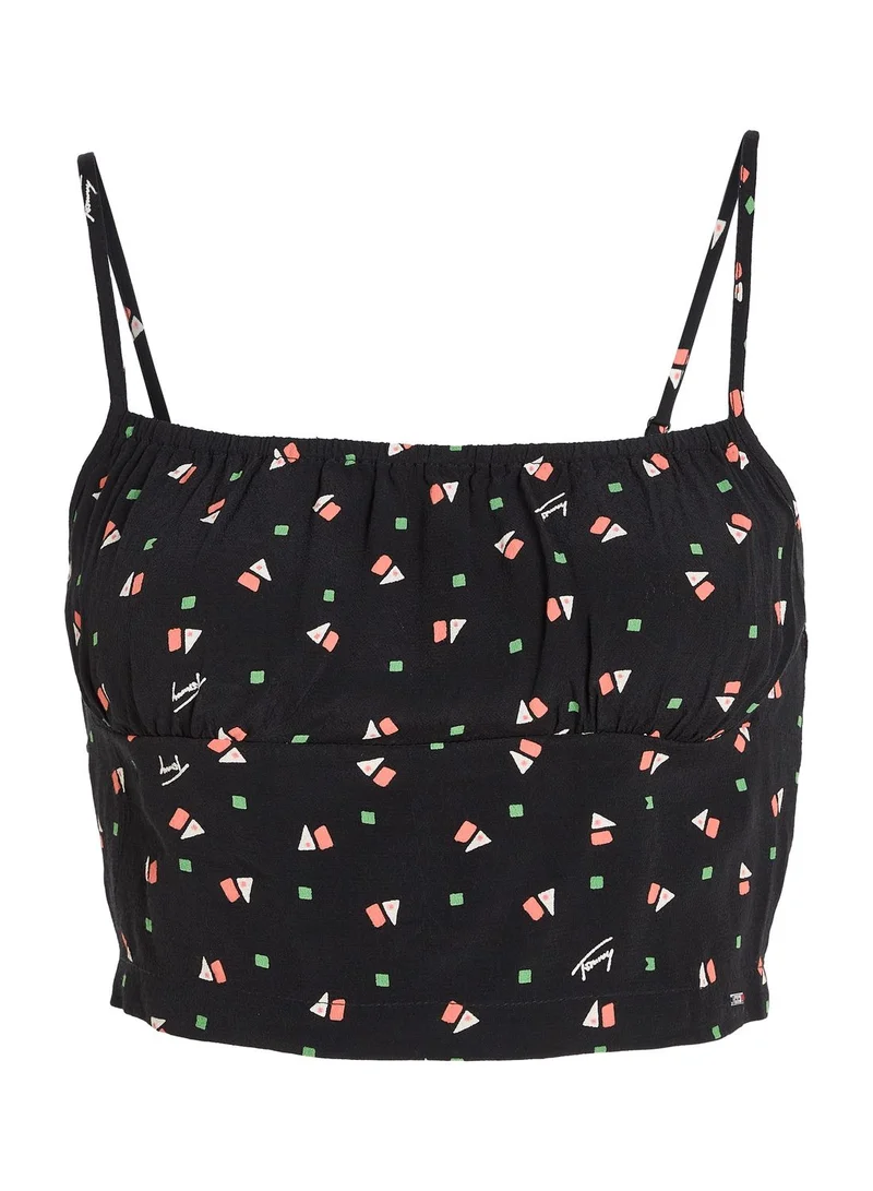 TOMMY JEANS Geo Print Strappy Top