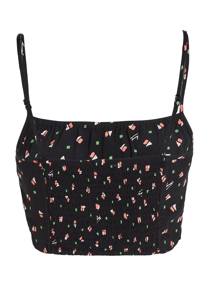TOMMY JEANS Geo Print Strappy Top