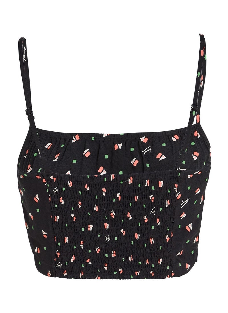 TOMMY JEANS - Geo Print Strappy Top - Image 1