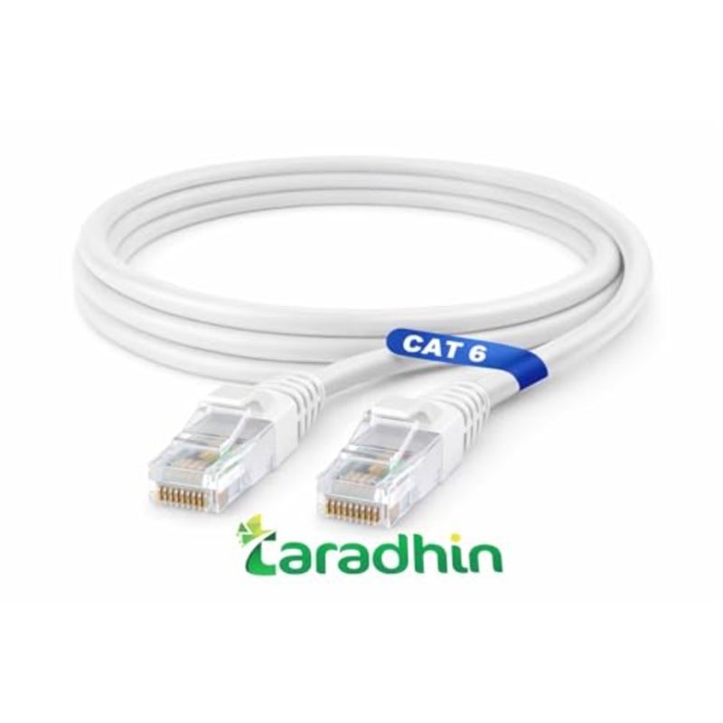 كابل تصحيح Cat6 Ethernet بطول 1 متر RJ45 UTP كابل شبكة LAN عالي السرعة للألعاب، PS4، Xbox، جهاز التوجيه، المودم، الكمبيوتر الشخصي، الكمبيوتر المحمول، إنترنت سريع ومستقر، المكتب المنزلي TC-C6PC100 - Image 5
