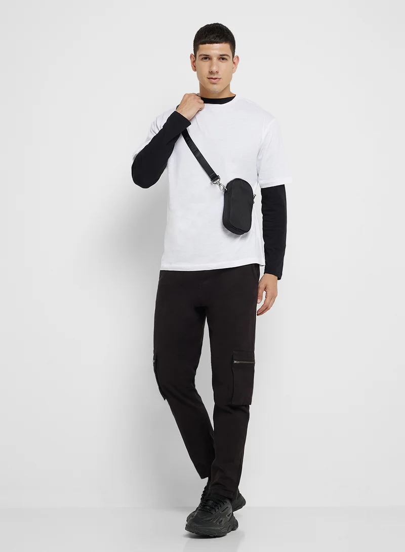 سفنتي فايف Graphic Oversized T-Shirt