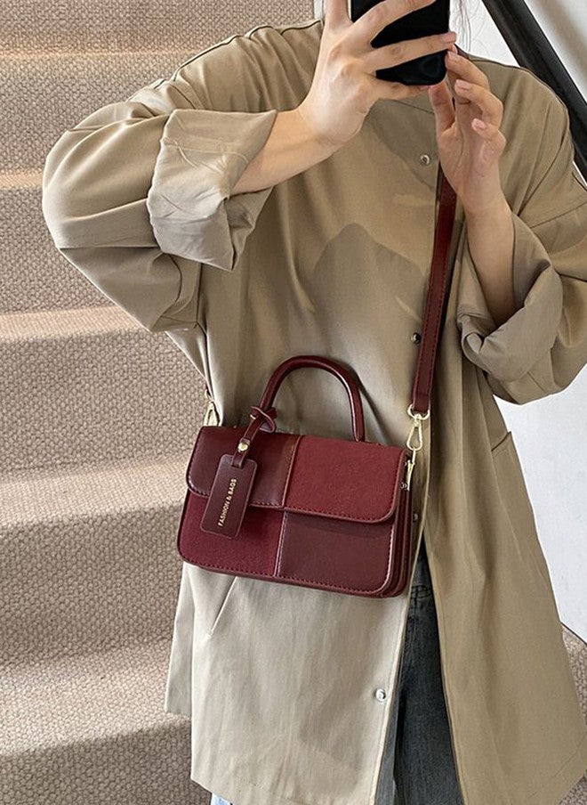 YUNIQEE حقيبة يد مارونية للنساء - Image 2