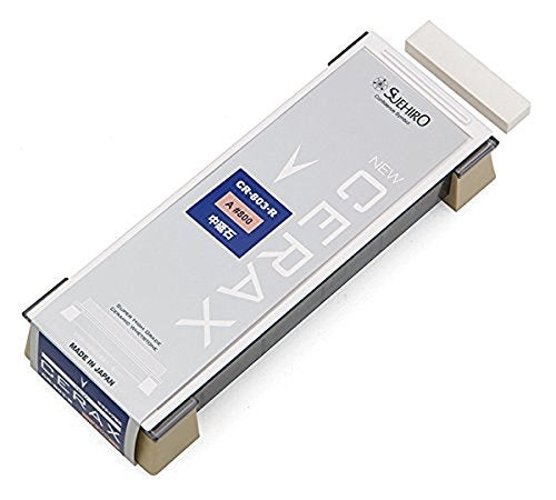 Suehiro whetstone NEW CERAX CR-803-R: Home size sharpening stone #800, Soaking stone: 7.20 x 2.48 x 0.78" - Image 1