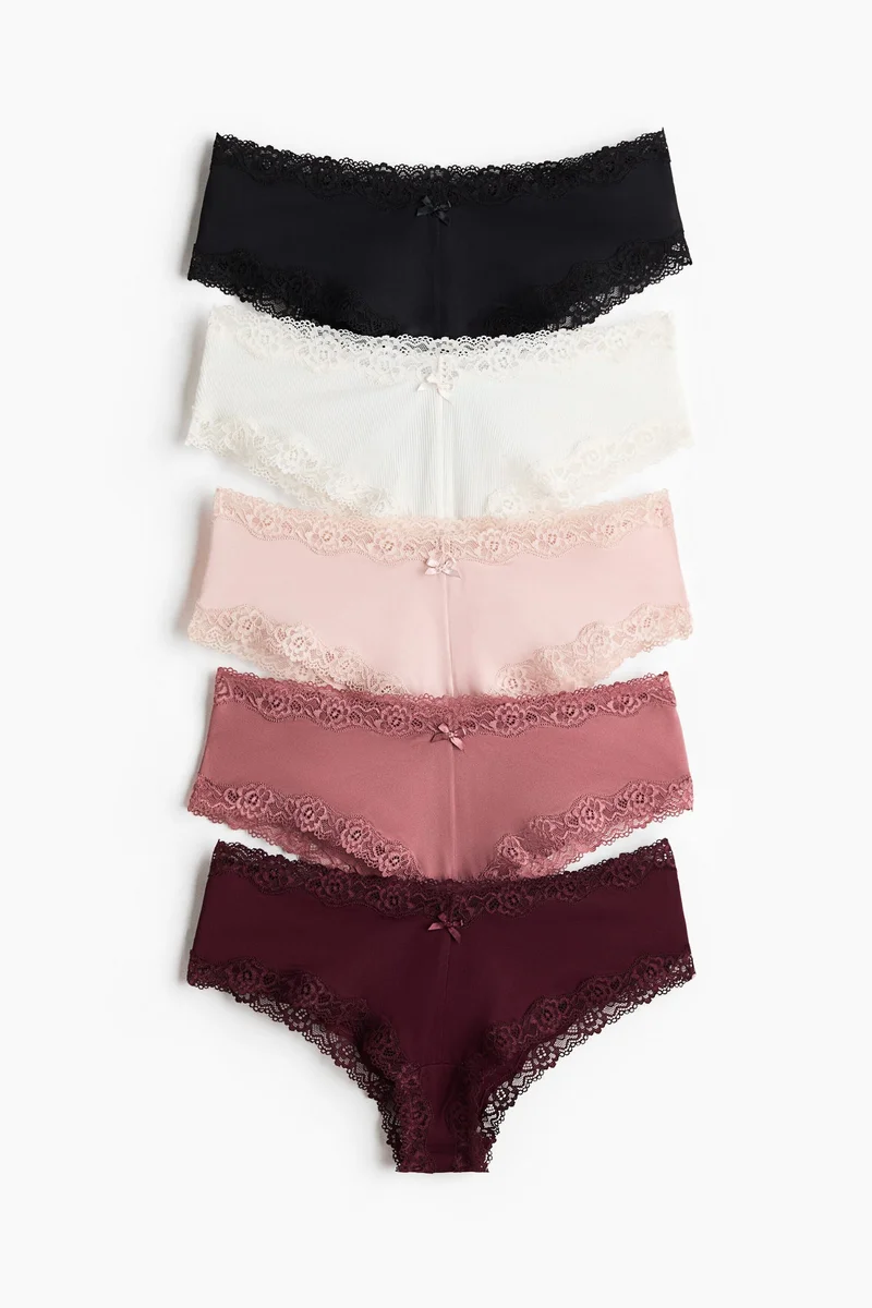 H&M 5-pack microfibre hipster briefs