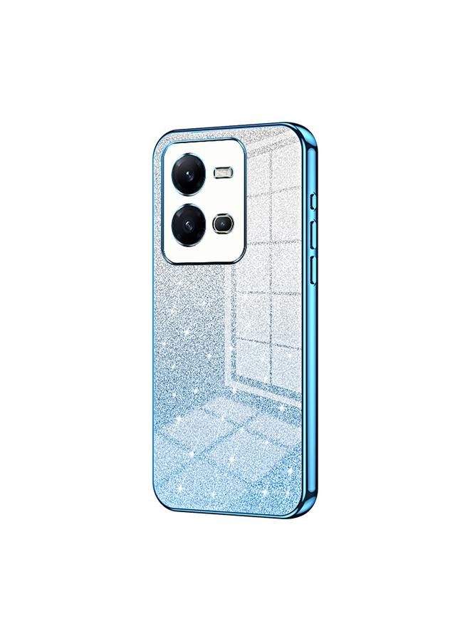 The Bros Case For vivo V25 / V25e Gradient Glitter Powder Electroplated Phone Case