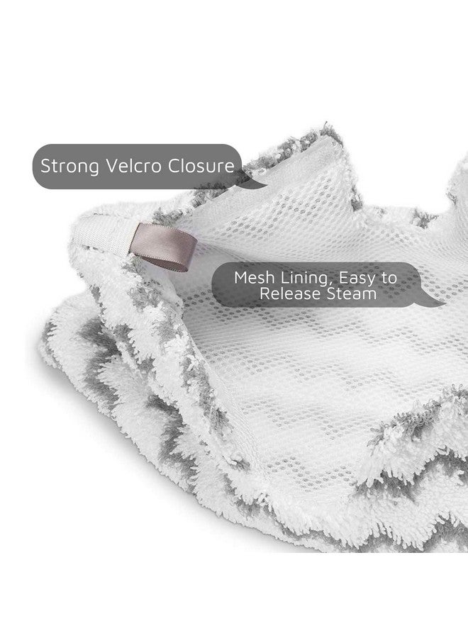 F Flammi Heavy-Duty Steam Mop Replacement Pad for Shark Steam Pocket Mop S3501 S3601 S2901 S2902 S3550 S3801 S3901 SE450 S3601D S3901D for All Hard Floors Soft Scrub Mop Pad for Shark - Image 3