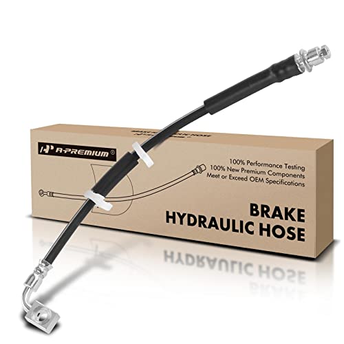 A-Premium Front Passenger Brake Hydraulic Hose Compatible with Select Jeep and Dodge Models - Liberty 2008-2012, Nitro 2007-2011 - Replace# 52125118AD, 52125118AF - Image 1