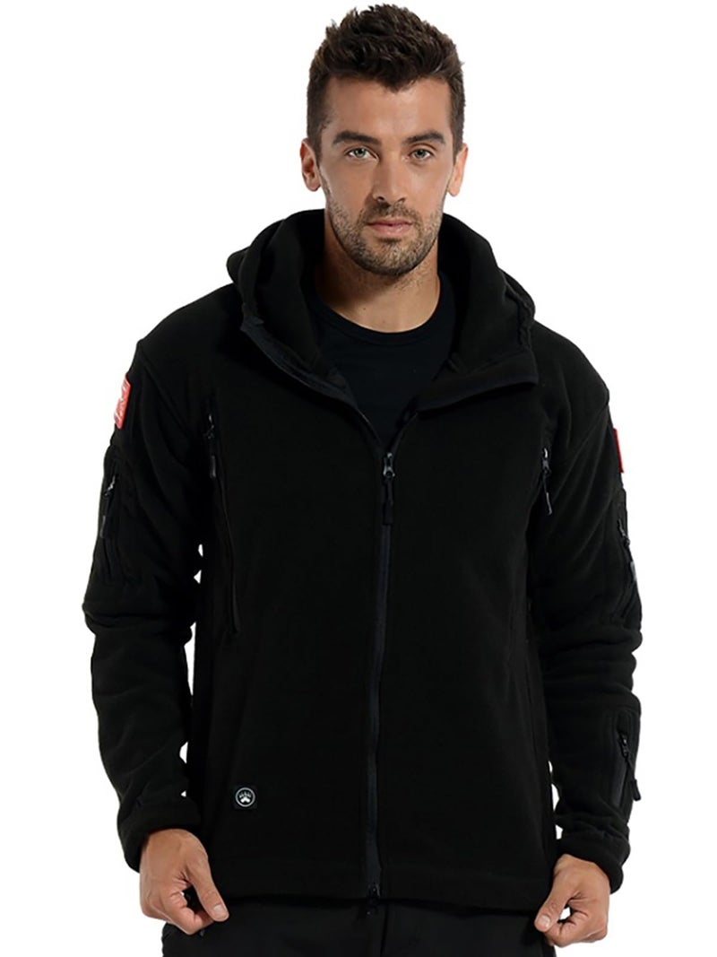 ReFire Gear Men's Warm Military Tactical Sport Fleece Hoodie Jacket - Image 2
