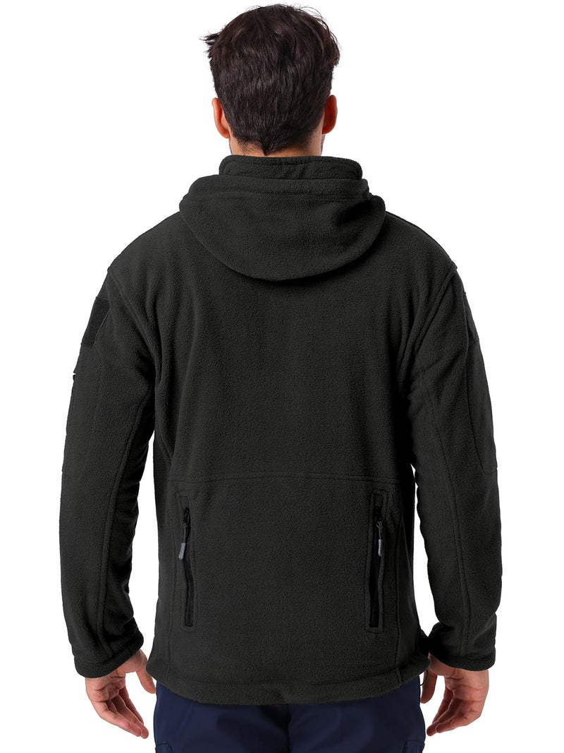 ReFire Gear Men's Warm Military Tactical Sport Fleece Hoodie Jacket - Image 4