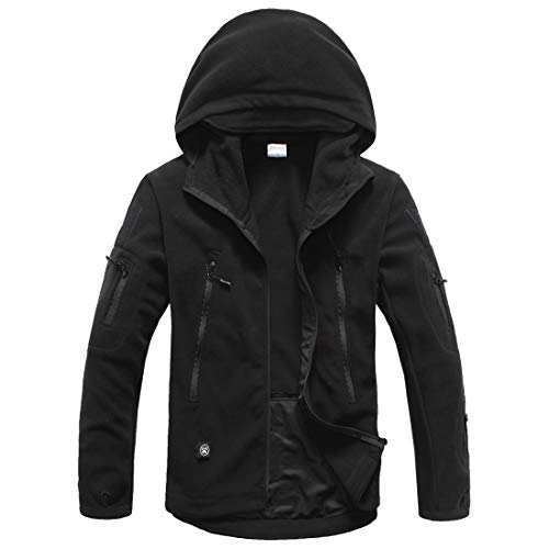 ReFire Gear Men's Warm Military Tactical Sport Fleece Hoodie Jacket - Image 3