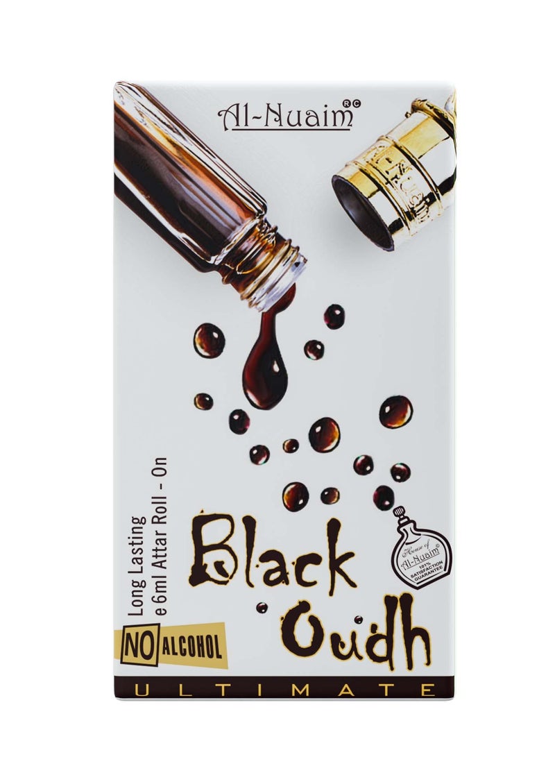 أل نواعم لنعيم عطر رول اون للعود الأسود خالي من الكحول للرجال - 6 مل | عطر رائع وطويل الأمد - Image 3