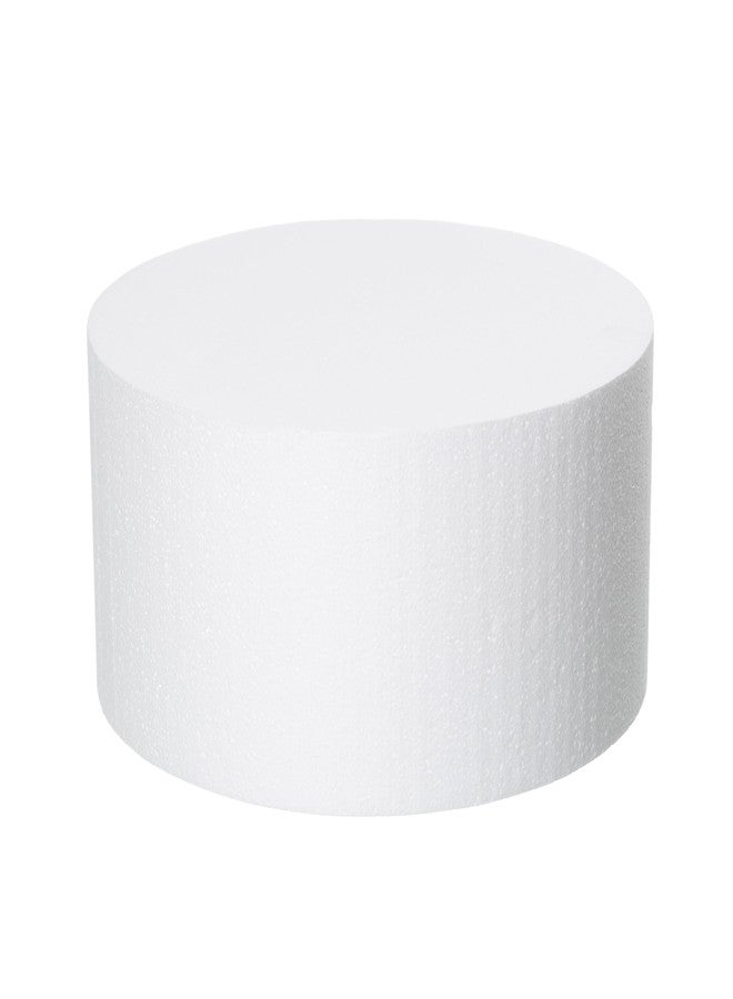 Crafare Round Foam Cake Dummies 12x6 Inch Polystyrene Circle Dummy Cake Set for Wedding Birthday Cakes Crafting Modeling Art Project Displays - Image 5