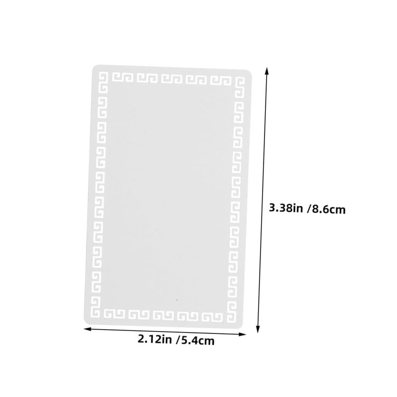بطاقات العمل المعدنية للتسامي الألومنيوم 10 قطع 86x54 مم DIY للطباعة فراغات مغناطيسية معدنية - Image 3
