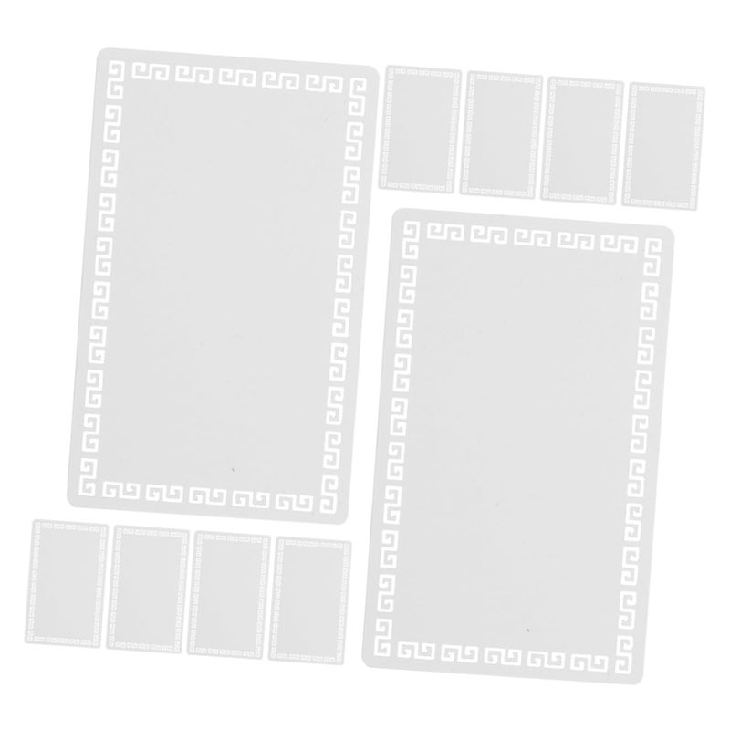 بطاقات العمل المعدنية للتسامي الألومنيوم 10 قطع 86x54 مم DIY للطباعة فراغات مغناطيسية معدنية - Image 2