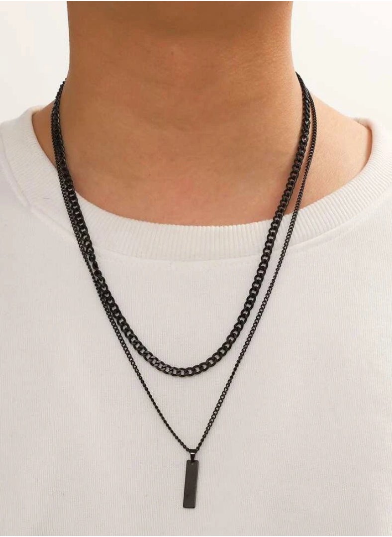 JewelryLand Elegant Stainless Steel Necklace For Men  - Image 1