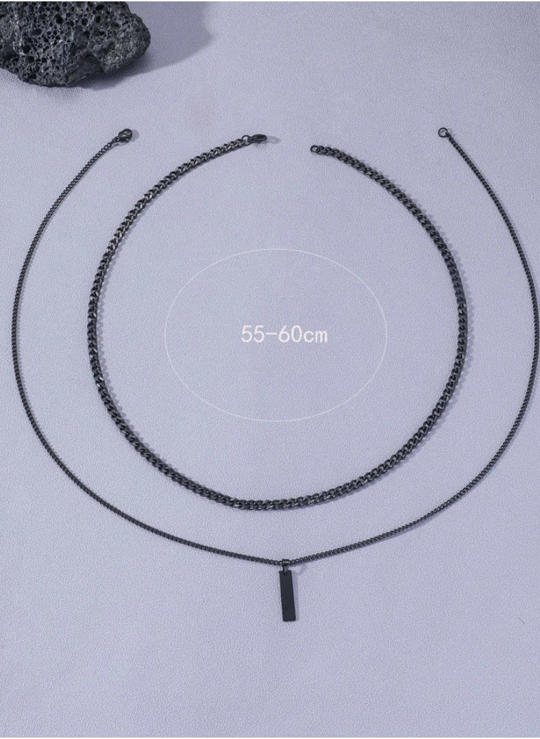 JewelryLand Elegant Stainless Steel Necklace For Men  - Image 2