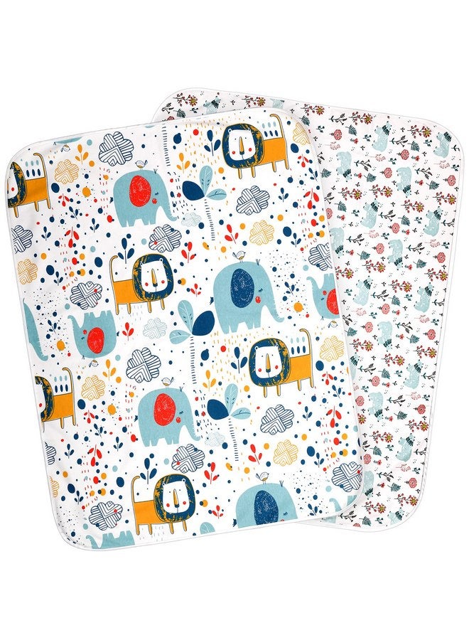 Tebery Tebery 2 Pack Baby Waterproof Bed Pad Washable Mattress Pad Mat, 31"x40" Large Underpads Bed Wetting Incontinence Cover for Kids/Adult/Pets - Image 1