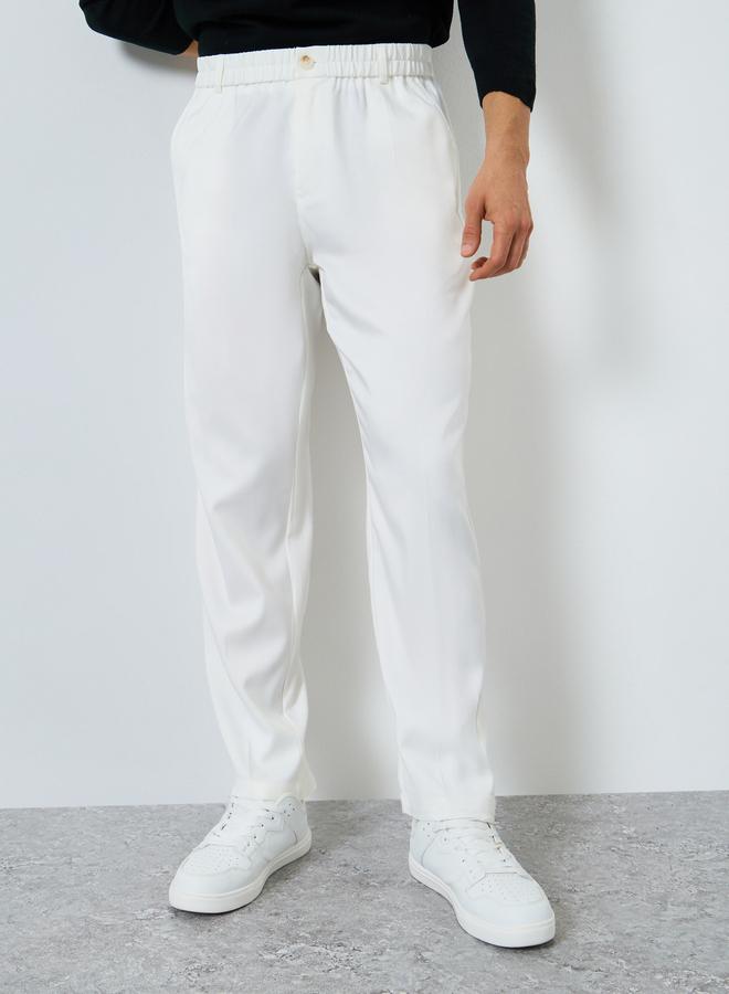 Take Two Men Solid Slant Pocket Straight Leg Pants - Image 1