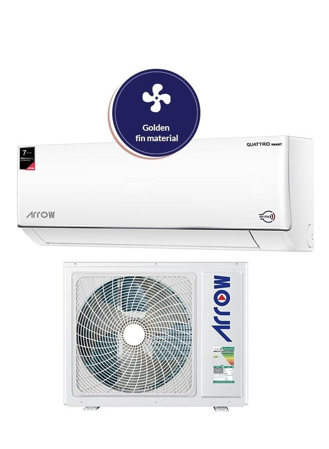 Arrow 18,000 BTU Smart Split AC, Turbo Cooling, R410A, Golden Fin, Rotary Compressor, Quiet Operation, Cooling Only | Model Name: RO-18SHC-S - Image 2