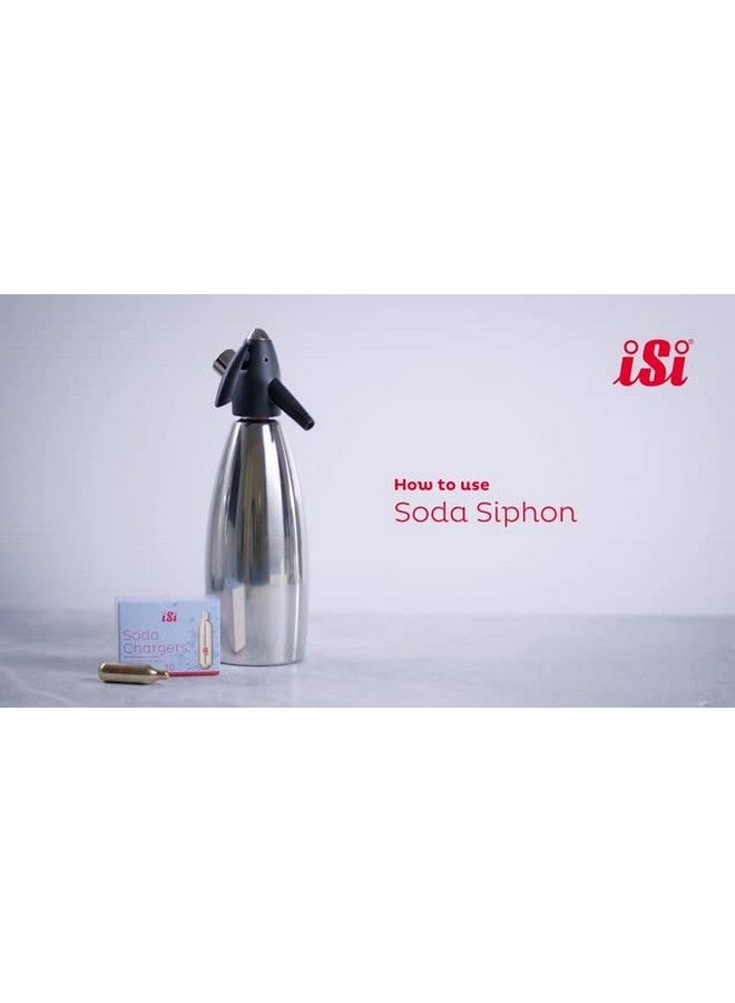 ISI Isi Stainless Steel Soda Siphon- 1Ltr  - Image 5