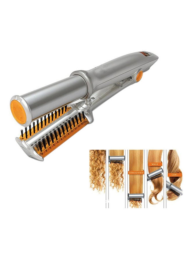 NIBEMINENT Electric Curling Irons Straightener Silver White 700grams - Image 2