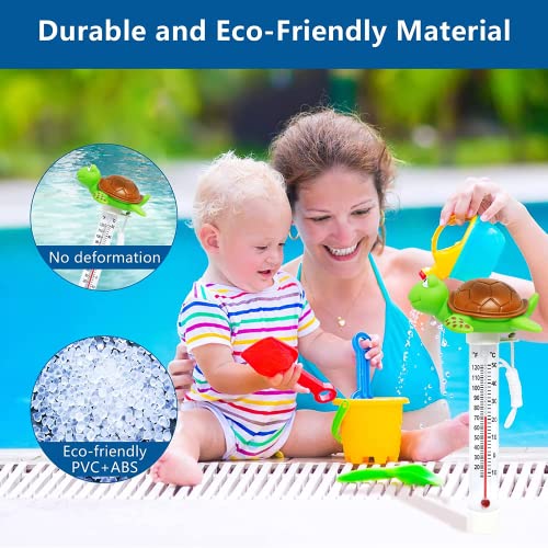 Unipool Floating Pool Thermometer, Large Display with String Easy to Read, Shatter Resistant, for Outdoor & Indoor Swimming Pools, Spas, Hot Tubs & Aquariums (Turtle) - Image 5