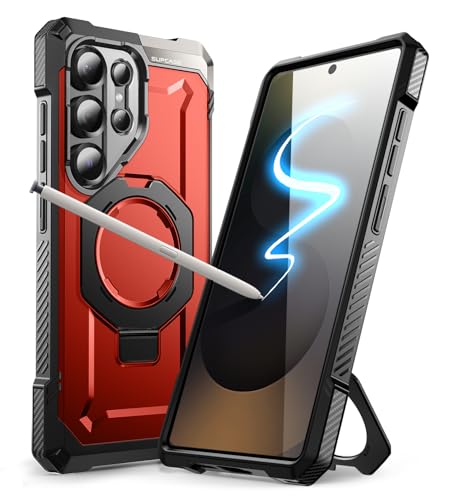 SUPCASE for Samsung Galaxy S25 Ultra Case with Stand Unicorn Beetle Grip S Pen Friendly Compatible with MagSafe MilitaryGrade Protection Magnetic Phone Case for S25 Ultra 69 Inch Ruddy - Image 1