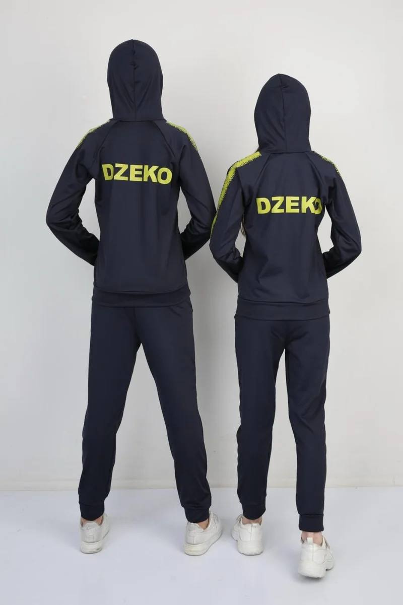Mavi Boncuk Kids Children's Fenerbahçe Hooded Fan Suit