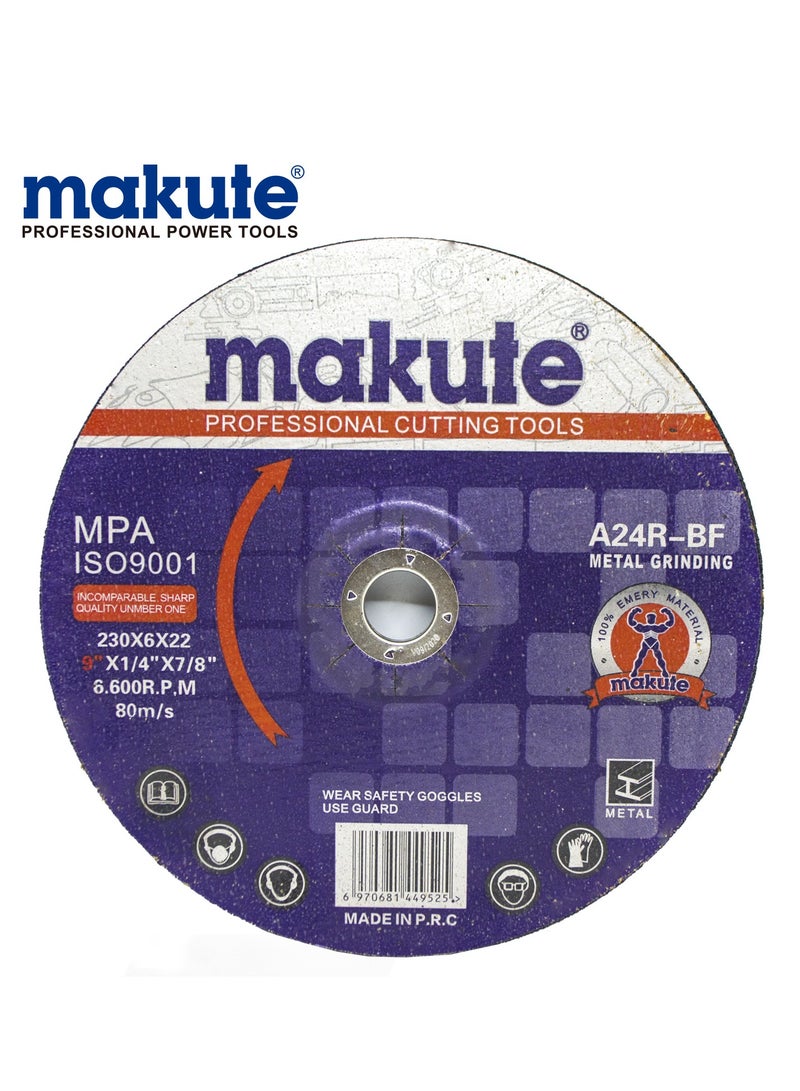 makute Steel Granding Disc 9" 6*230