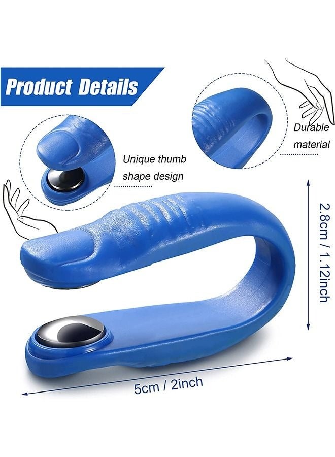 4 قطع من مشبك ضغط راحة اليد، مدلك يدوي لتخفيف الصداع النصفي، مدلك نقطة الضغط هيجو يمكن ارتداؤه للتمرين والاسترخاء وصداع التوتر - Image 2