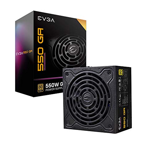 EVGA SuperNOVA 550 Ga, 80 Plus Gold 550W, Fully Modular, ECO Mode with Dbb Fan, 10 Year Warranty, Compact 150mm Size, Power Supply 220-GA-0550-X1 - Image 1