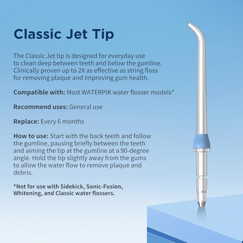 FreFeel Replacement Heads for Waterpik, Replacement Picks for Water Pik Water Flosser (10 Tips) - Image 2
