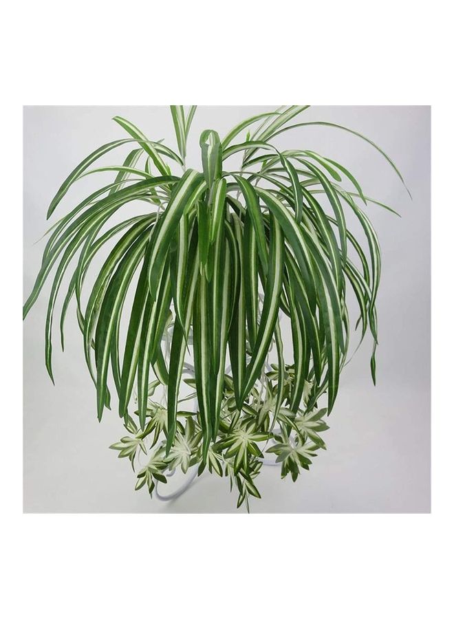 NIBEMINENT Artificial Branch Plant Realistic Fake Greenery Green/White  - Image 5