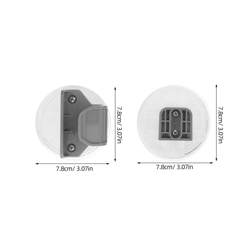 Retractable Baby Gate Extensions Safety Connector Indoor Playpen Fastener Grey 2 Set - Image 3