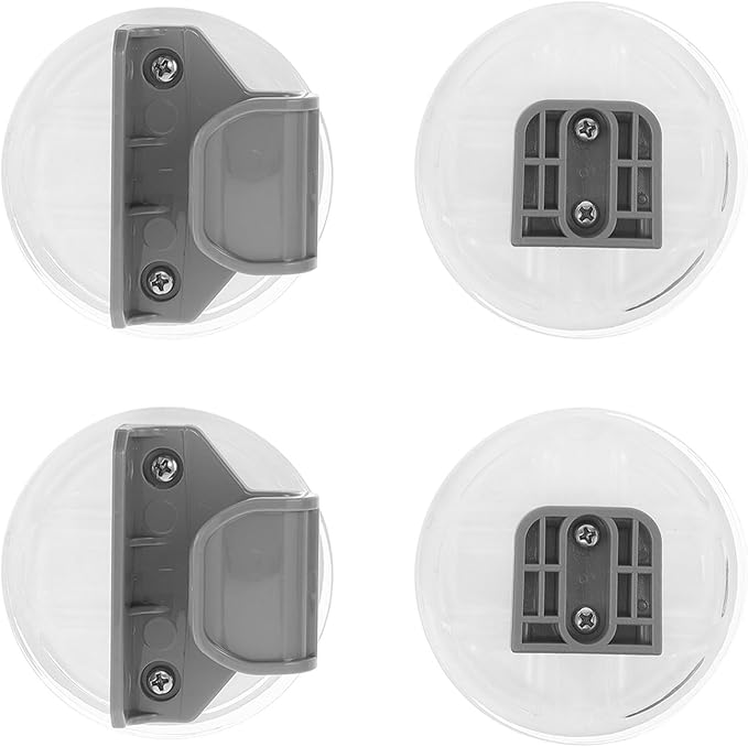 Retractable Baby Gate Extensions Safety Connector Indoor Playpen Fastener Grey 2 Set - Image 1