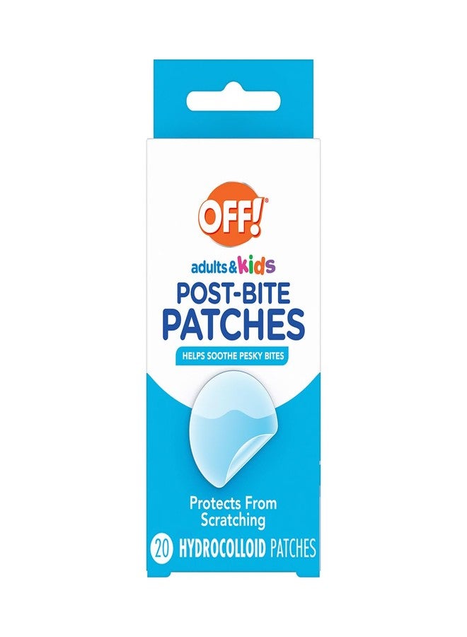 OFF! Post-Bug Bite Itch Relief Patches for Adults & Kids, Anti-Itch Hydrocolloid Soothing Patches, Latex Free, 20 Count - Image 1