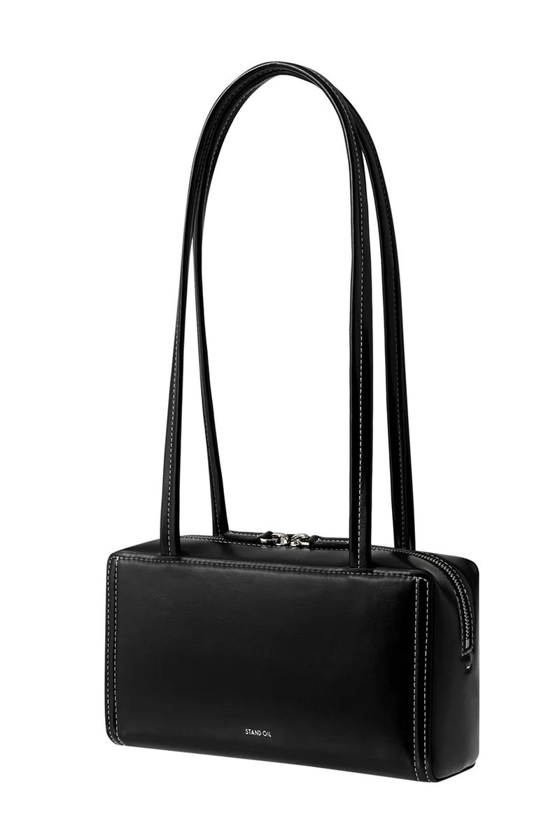 ستاند حقيبة كتف من الجلد مع حزام كتف - Image 3