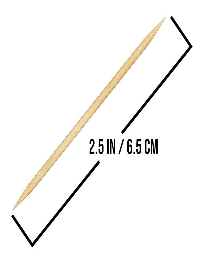 Mobi Lock 3000 Pcs Bamboo Toothpicks - Double Pointed Wooden Picks - For Personal Hygiene, Appetizer Skewers, Cocktail Sticks, Toothpick or Arts & Crafts - by Mobi Lock - Image 2