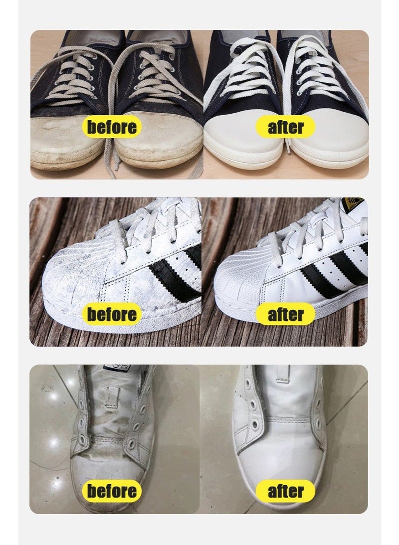 Shoe & Sneaker Cleaner Kit – Deep Cleaning Foam, Dual Brushes (Soft & Stiff), Microfiber Towel – Ultimate Shoe Care Set for Sneakers, Leather, Suede, Nubuck, Trainers & Casual Shoes – Men & Women - Image 5