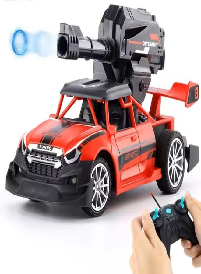 Space Enterprises Scale 1:20 High Speed Gel Water Bomb Shooting Remote Control Racing Car with Rechargeable Toy for Kids (Multicolor) - Image 4