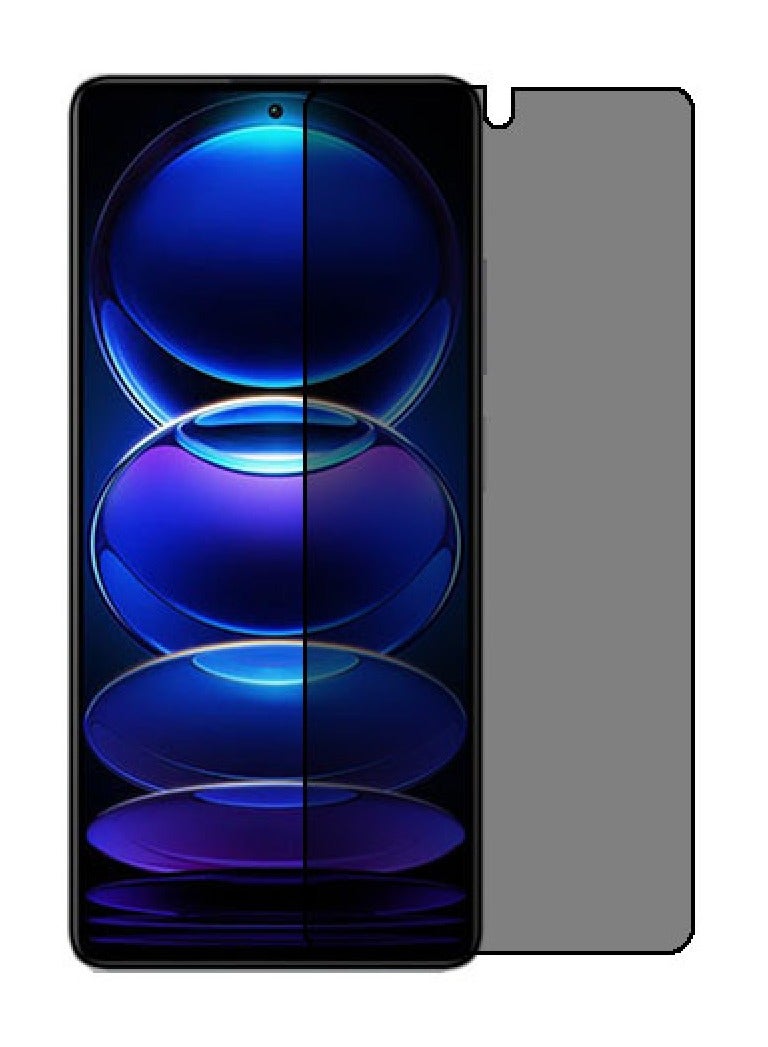 Original Privacy Screen Protector for Xiaomi Redmi Note 12 – Anti-Static Tempered Glass with ESD Privacy, 9H Hardness, Anti-Peep, Dust-Proof, Super Smooth Touch - Image 1