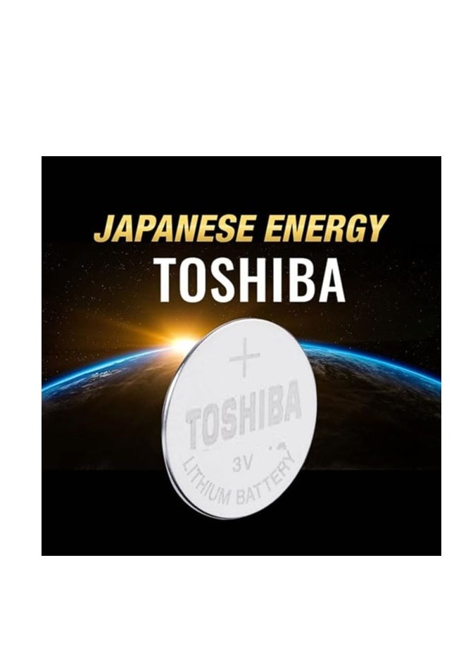 Toshiba - Toshiba CR1632 3V Lithium Coin Cell Battery Pack of 5 - Image 1